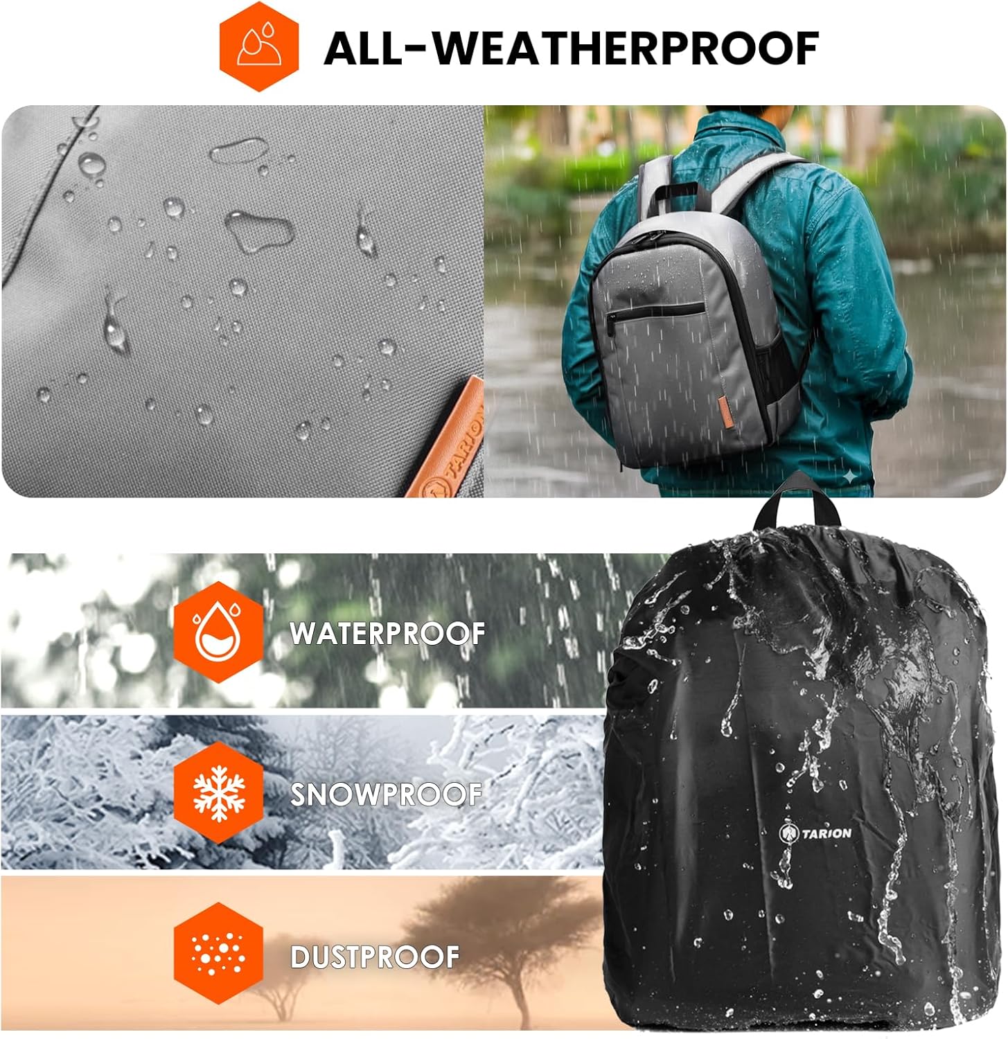 Thumbnail 4 de TARION Camera Backpack Bag DSLR