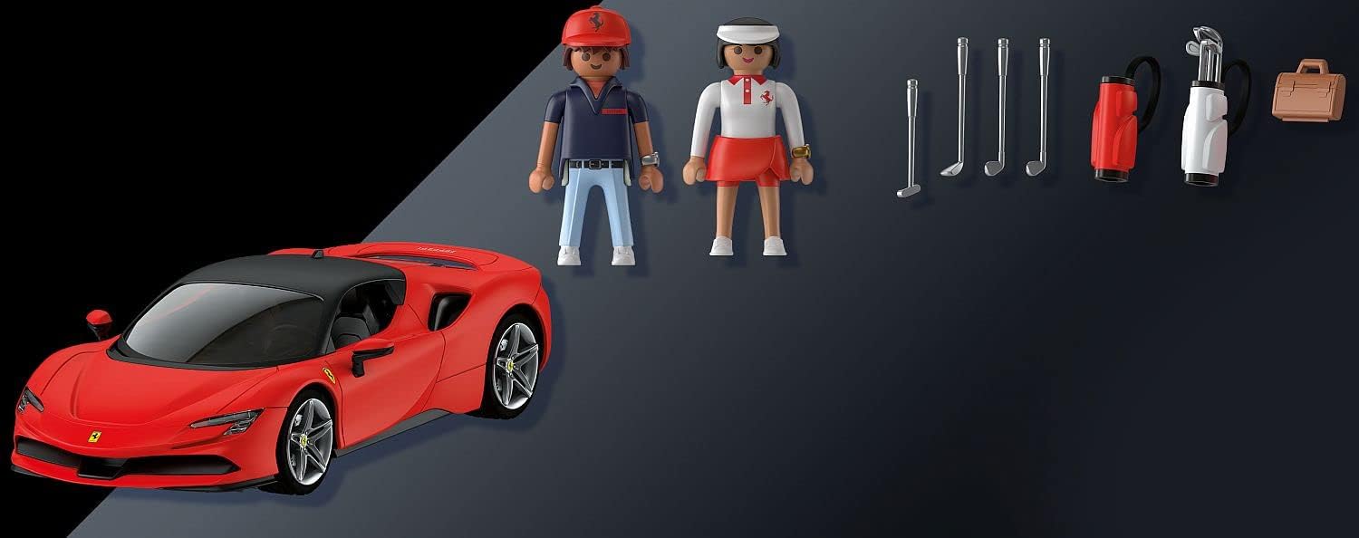 Thumbnail 5 de PLAYMOBIL 71020 Ferrari SF90 Stradale speelgoedauto met verlichting, figuren en accessoires