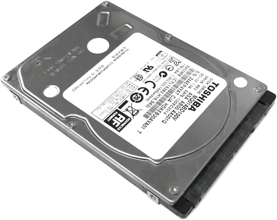 Detalle de 東芝 MQ01ABD100V 2.5インチ内蔵HDD 1TB・5400RPM・SATA 3.0Gb/s・8MBキャッシュ