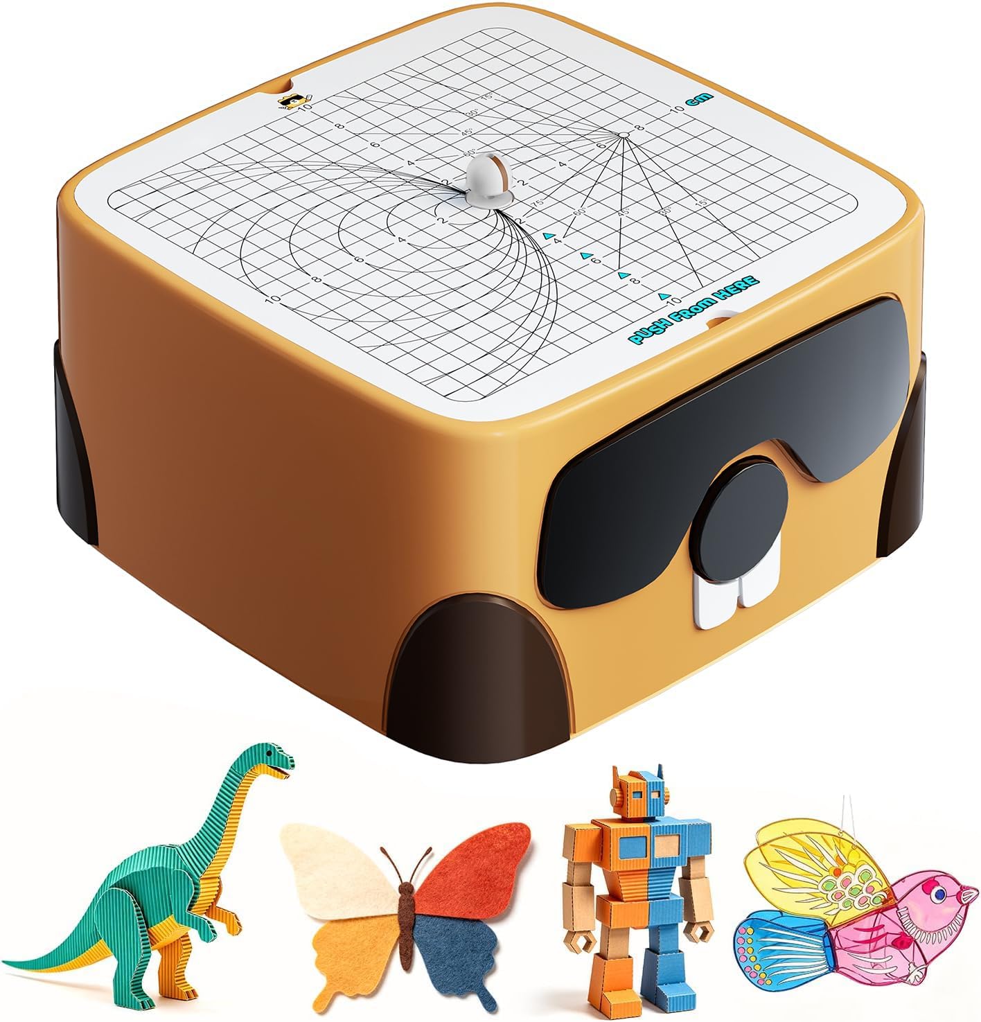 Beaverbot Taglierina per cartone per bambini – kit sicuro e creativo per età 3+