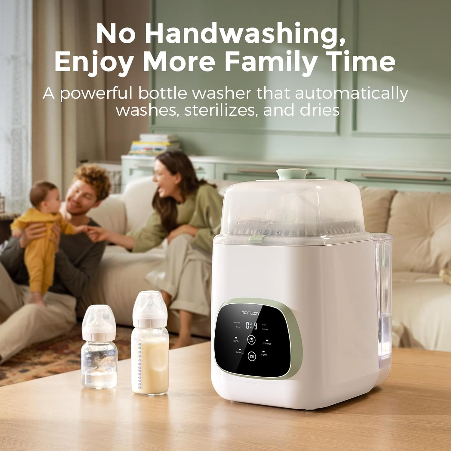 Detalle 2 de Momcozy KleanPal Pro baby bottle washer 1 unit