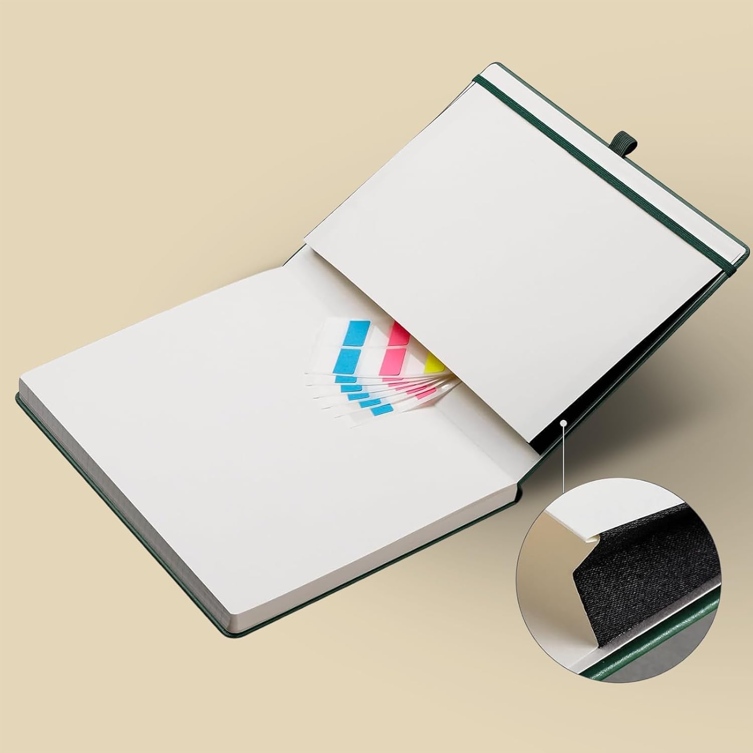 Thumbnail 4 de PYNEX Notizbuch A5 Kariert – Hardcover, 192 Blatt, 100GSM, Seeblau