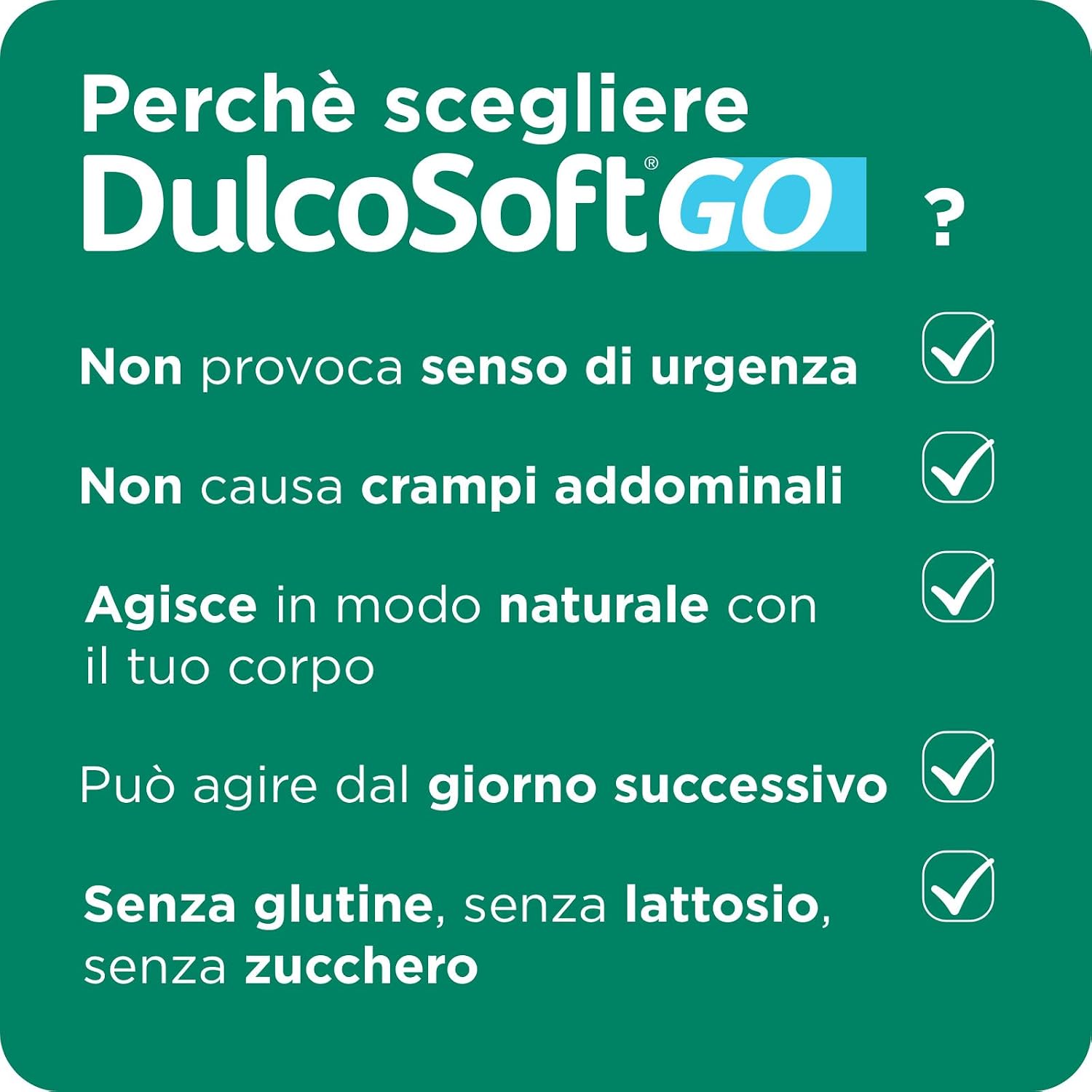 Detalle de DulcoSoft GO Lassativo Delicato con Macrogol 4000 – Stick 20, gusto limone