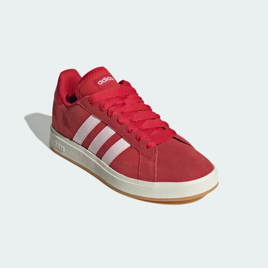 Detalle 2 de Adidas Grand Court Base 00s Rojo: estilo clásico para el día a día