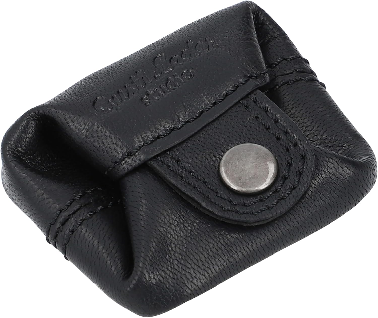 Gusti Portafoglio Da Donna In Pelle Linus in pelle di vacchetta, compatto stile vintage a scatola viennese