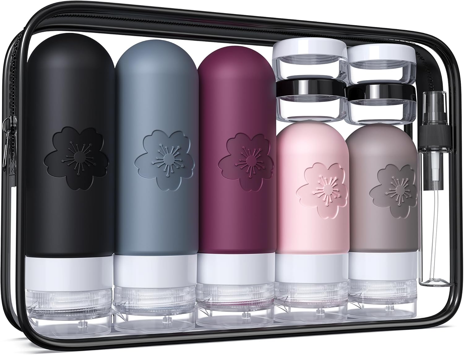 Thumbnail 6 de 20 Pack Travel Bottles for Toiletries: CAA Approved Silicone, Leak-Proof & Refillable