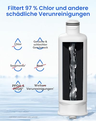 Detalle de Waterdrop WD-F45 Ersatzfilter für Samsung DA97-17376B (3er-Pack)