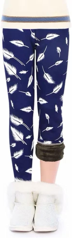 Detalle 2 de FedMois 2er Pack Thermo-Strumpfhose Leggings für Mädchen, gefüttert für den Winter