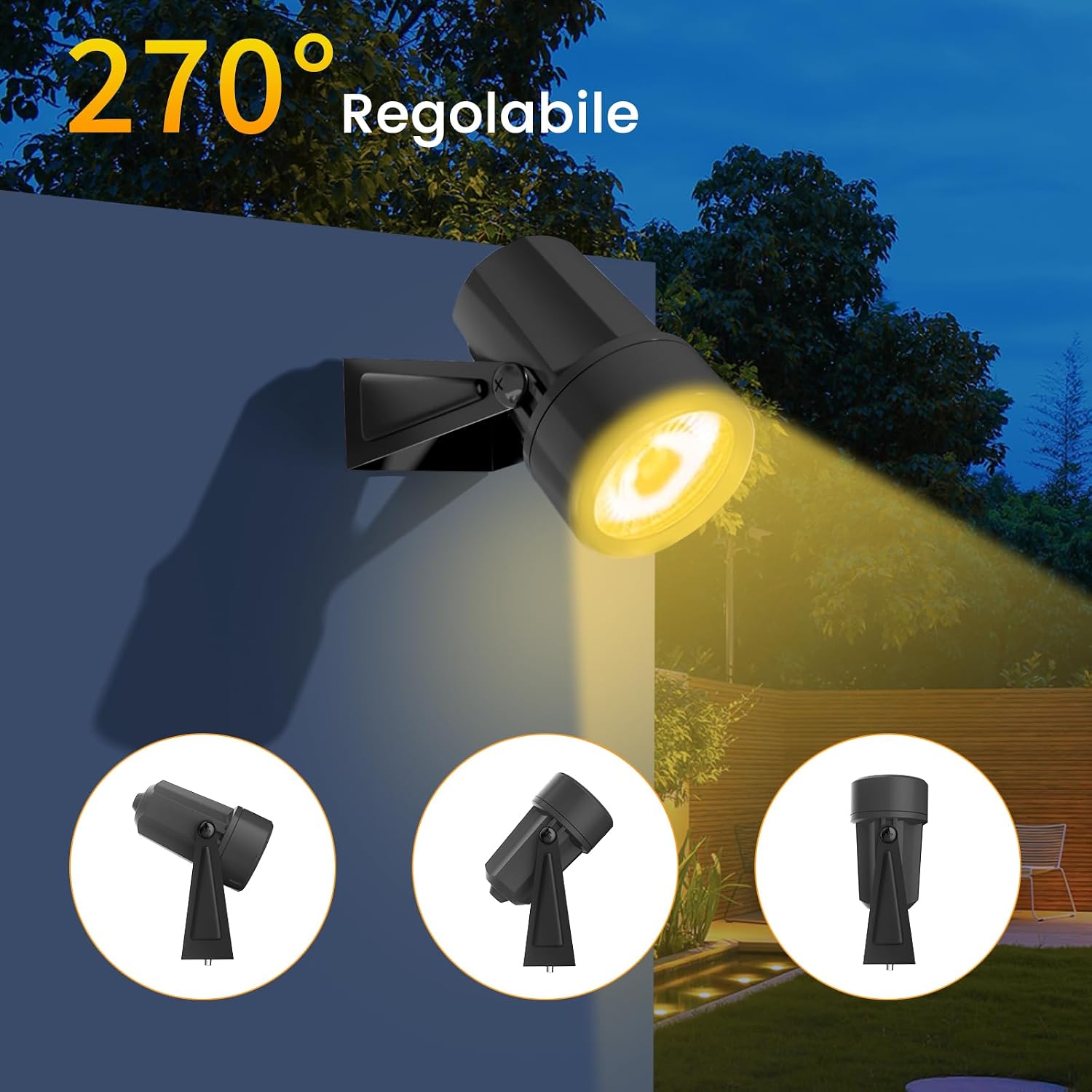 Detalle 2 de LONIUTO Illuminazione da giardino 14M 3000K