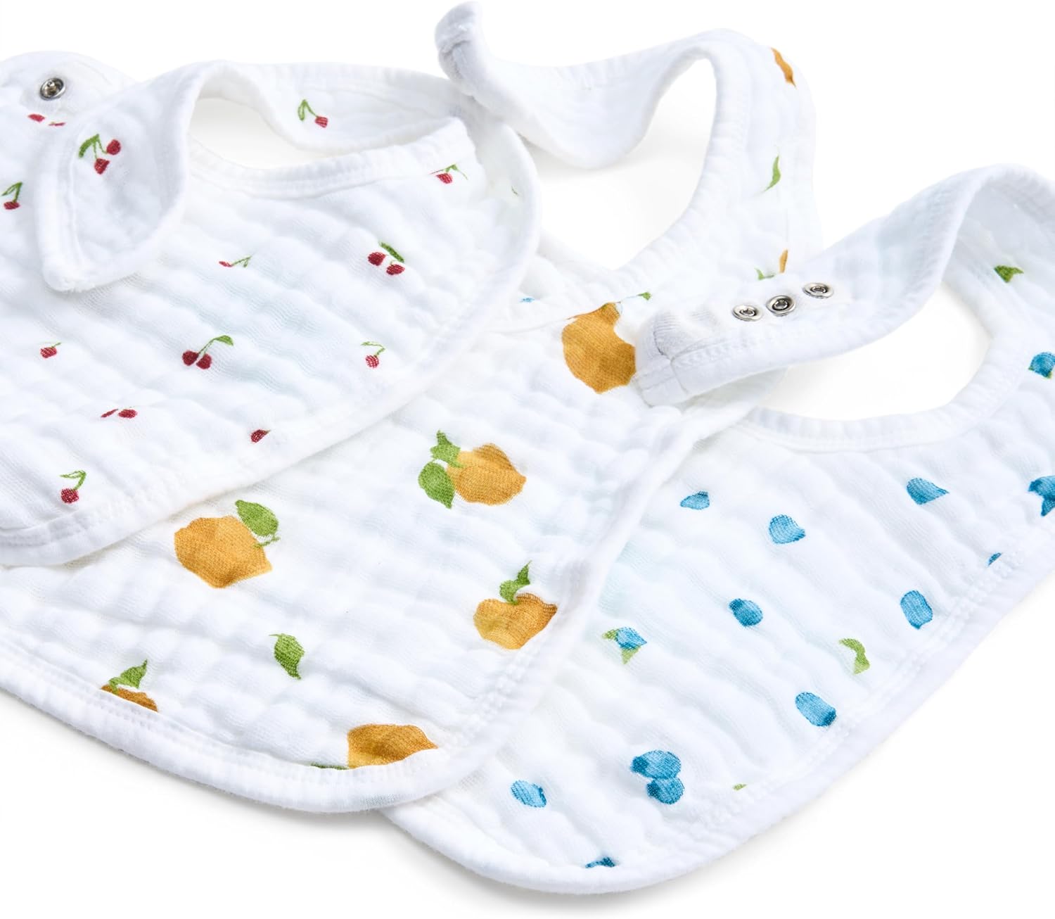 Detalle de aden + anais BBADABASNO30007 スナップビブ 3枚セット オーガニックコットン・3層ガーゼ