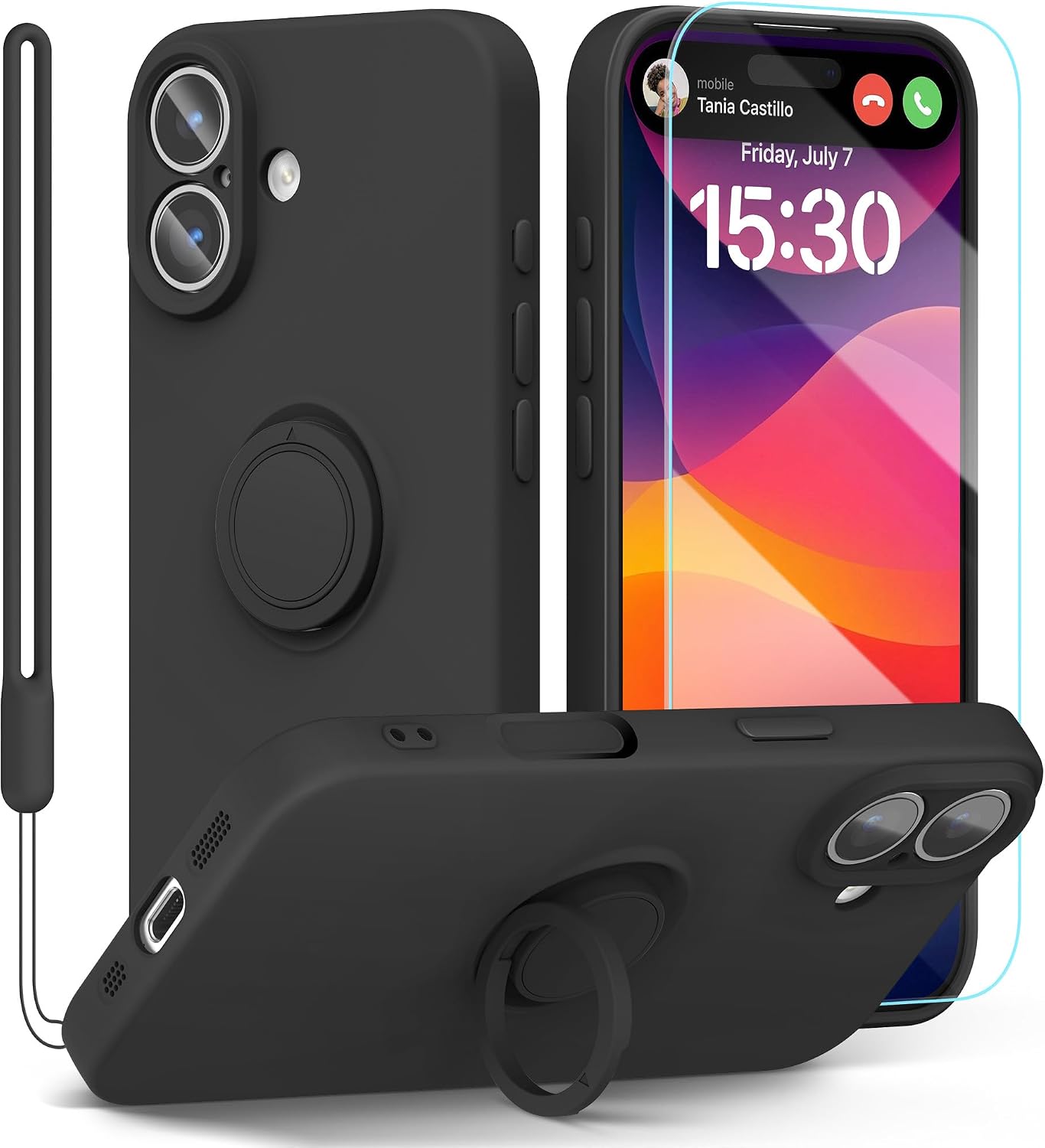Detalle de iPhone 17 silicone phone case, 6.3 inch