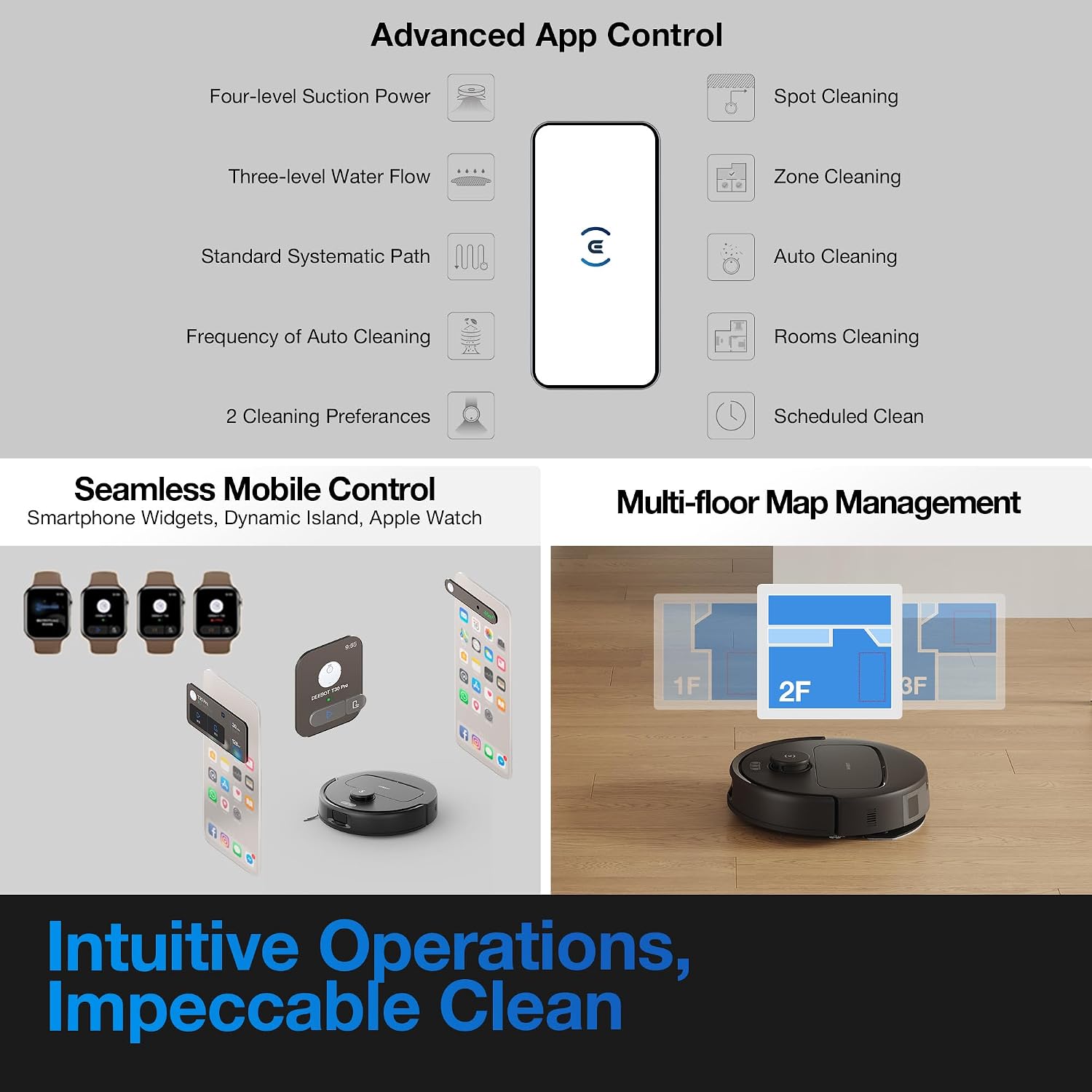 Thumbnail 6 de ECOVACS DEEBOT N20e Plus 10000Pa Robot Vacuum