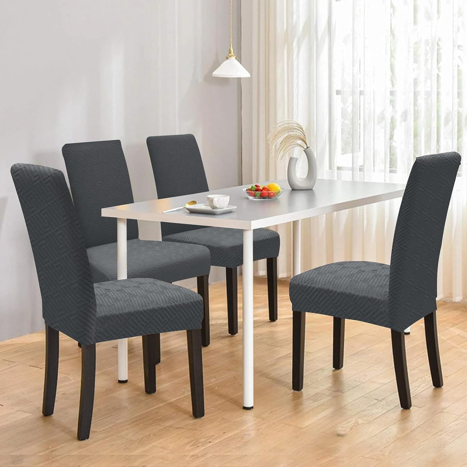 Thumbnail 1 de YSTELLAA Housse De Chaise 6 Pièces