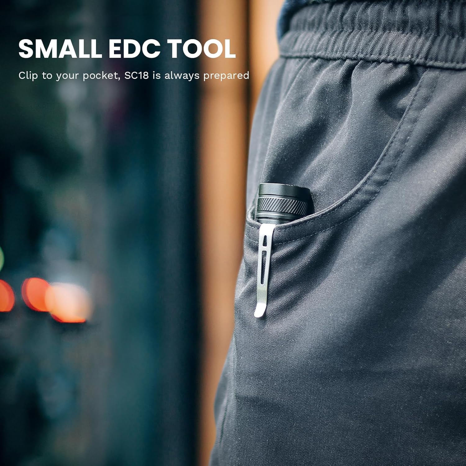 Thumbnail 4 de Sofirn SC18 torcia LED ricaricabile IP68 da campeggio ed emergenza, fino a 1800 lm, USB-C