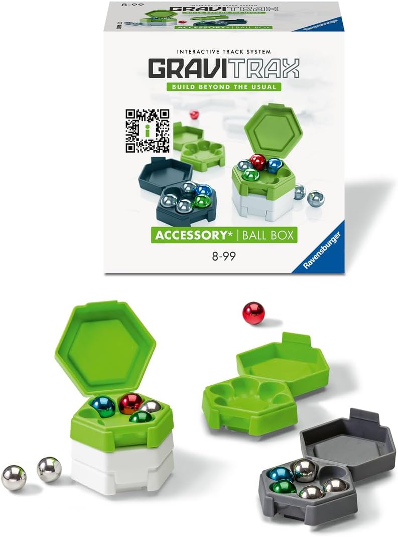 Detalle de Ravensburger GraviTrax Accessoire Recharge de Billes – Circuit et rangement (27468)