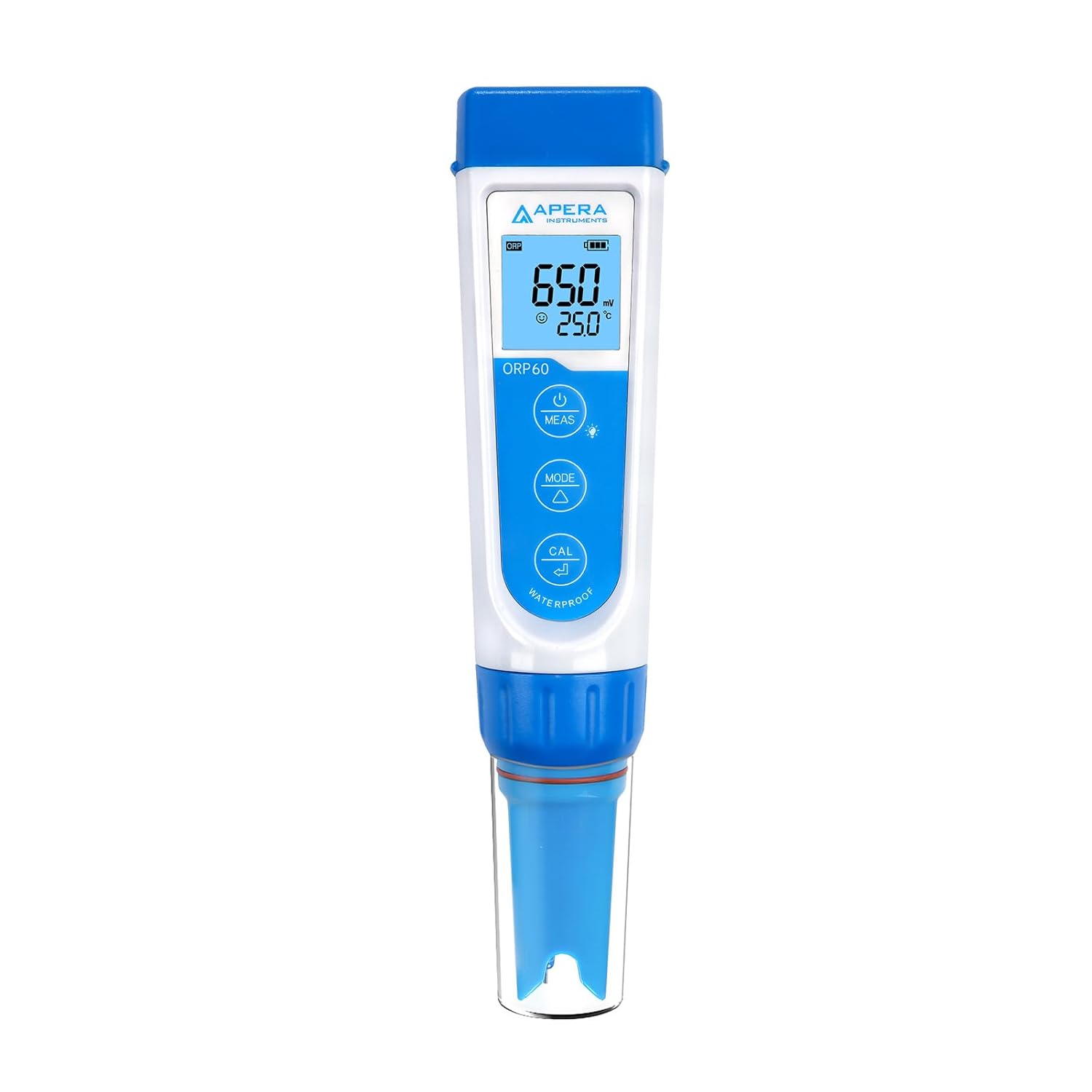 Detalle de APERA ORP60 電極交換式ORP計|±1000mV測定・校正液付属・IP67防水防塵
