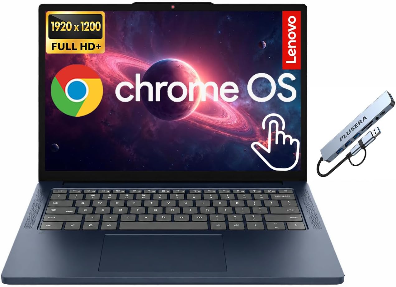 Detalle de Lenovo Chromebook laptop, 14-inch touchscreen