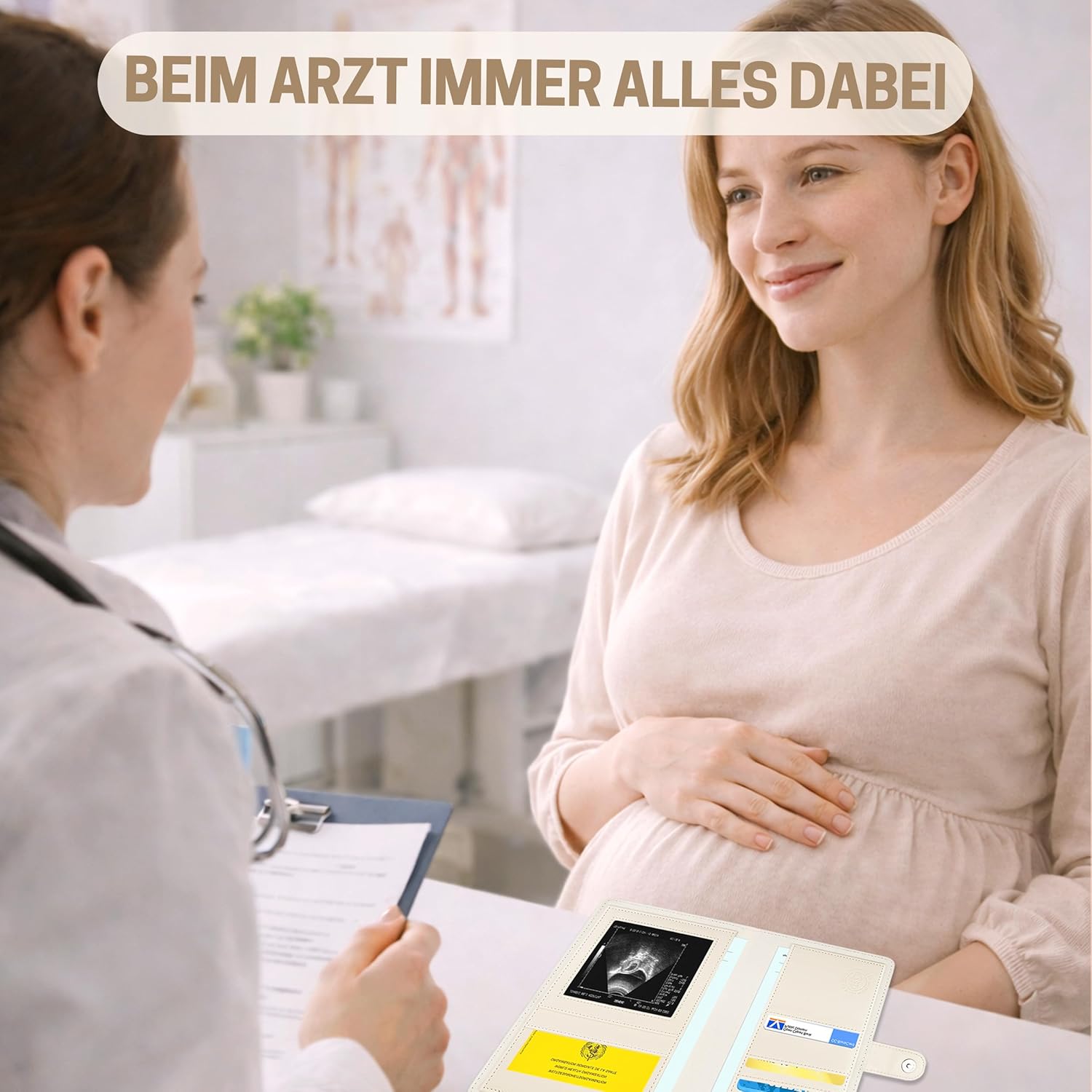 Thumbnail 5 de Mutterpasshülle Leder Organizer