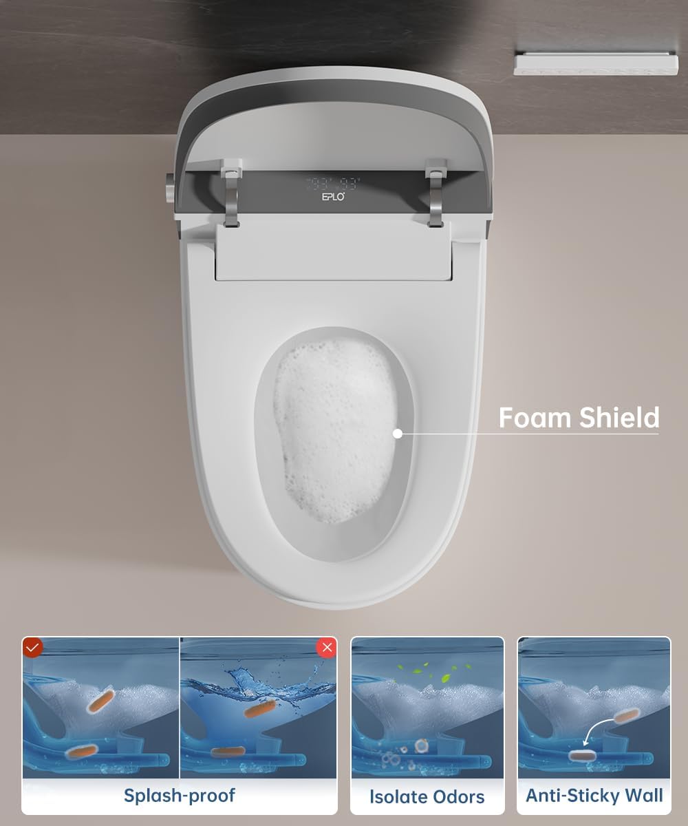 Detalle de EPLO U8MAX Smart Toilet Bidet 17.41" 🚽