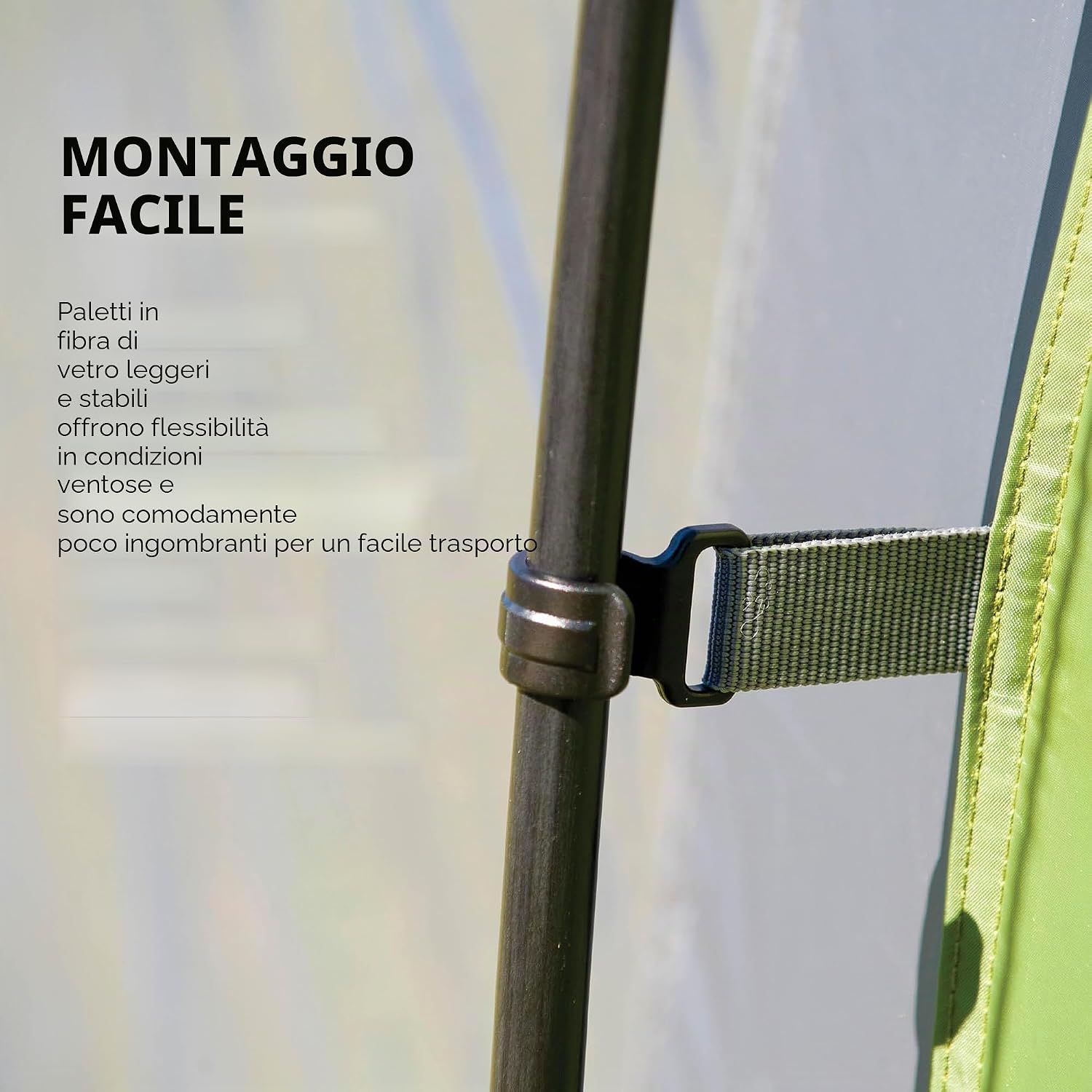 Detalle de Coleman Tenda FastPitch: Tenda-compatta da 3 persone, montaggio rapido e impermeabile 3000 mm
