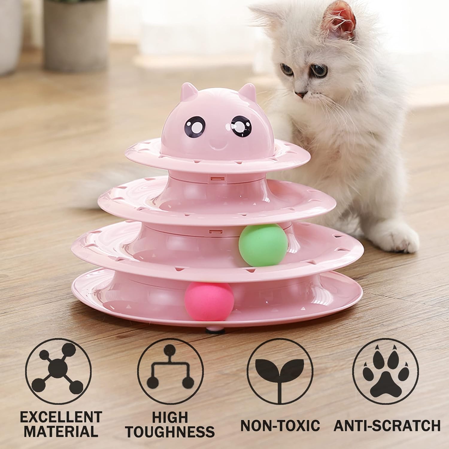 Detalle de Suhaco 21 Pack Cat Toys interactive set 🐱