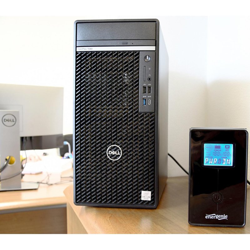 Detalle de Sai Gembird 650VA: UPS con AVR y 20 minutos de autonomía (batería plomo-ácido) para PCs y equipos sensibles