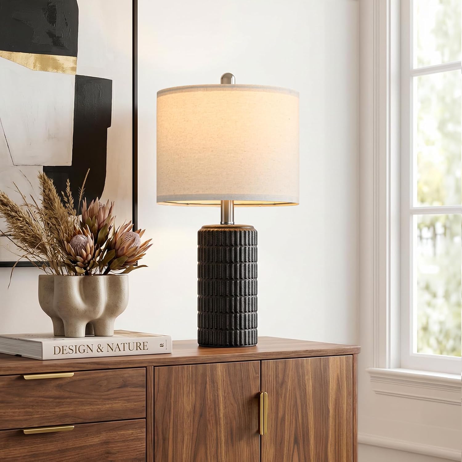 Detalle de PoKat Table Lamp, 21-inch