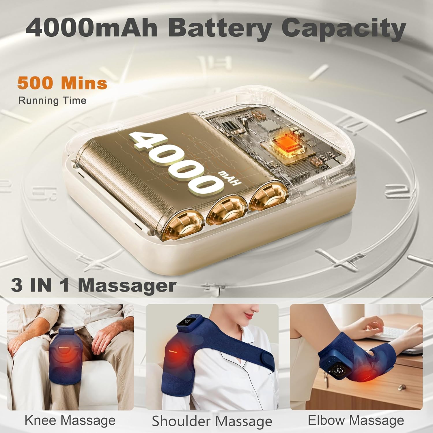 Detalle de KingPavonini Knee Massager with 4 Motors