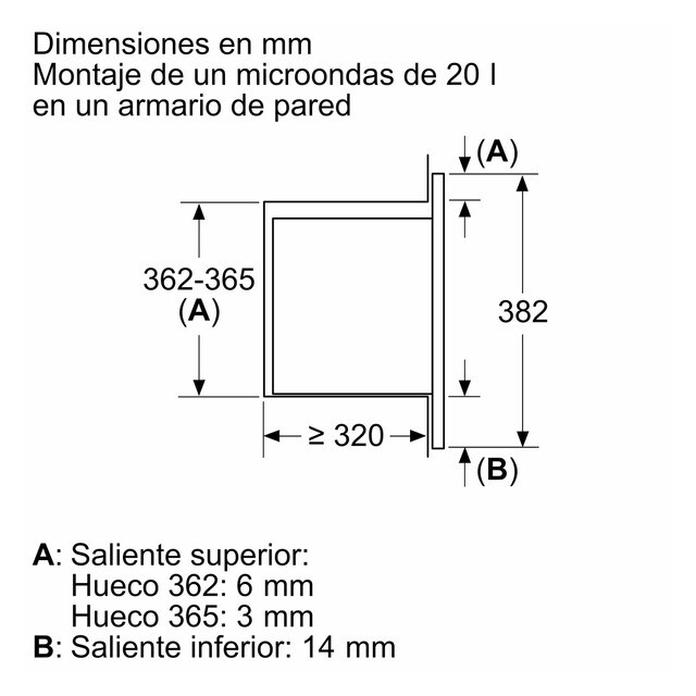 Thumbnail 4 de Balay 3CG6112X3 microondas integrable 20 litros