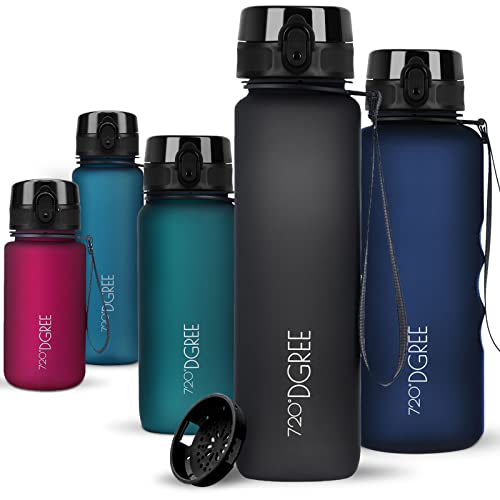Detalle de 720°DGREE Trinkflasche 1 l Sport “uberBottle“ softTouch +Sieb – BPA-frei, Tritan, auslaufsicher