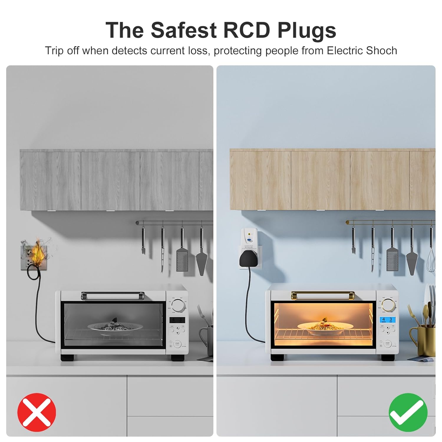 Thumbnail 4 de EXNICEXI RCD Plug Safety Adaptor 30mA