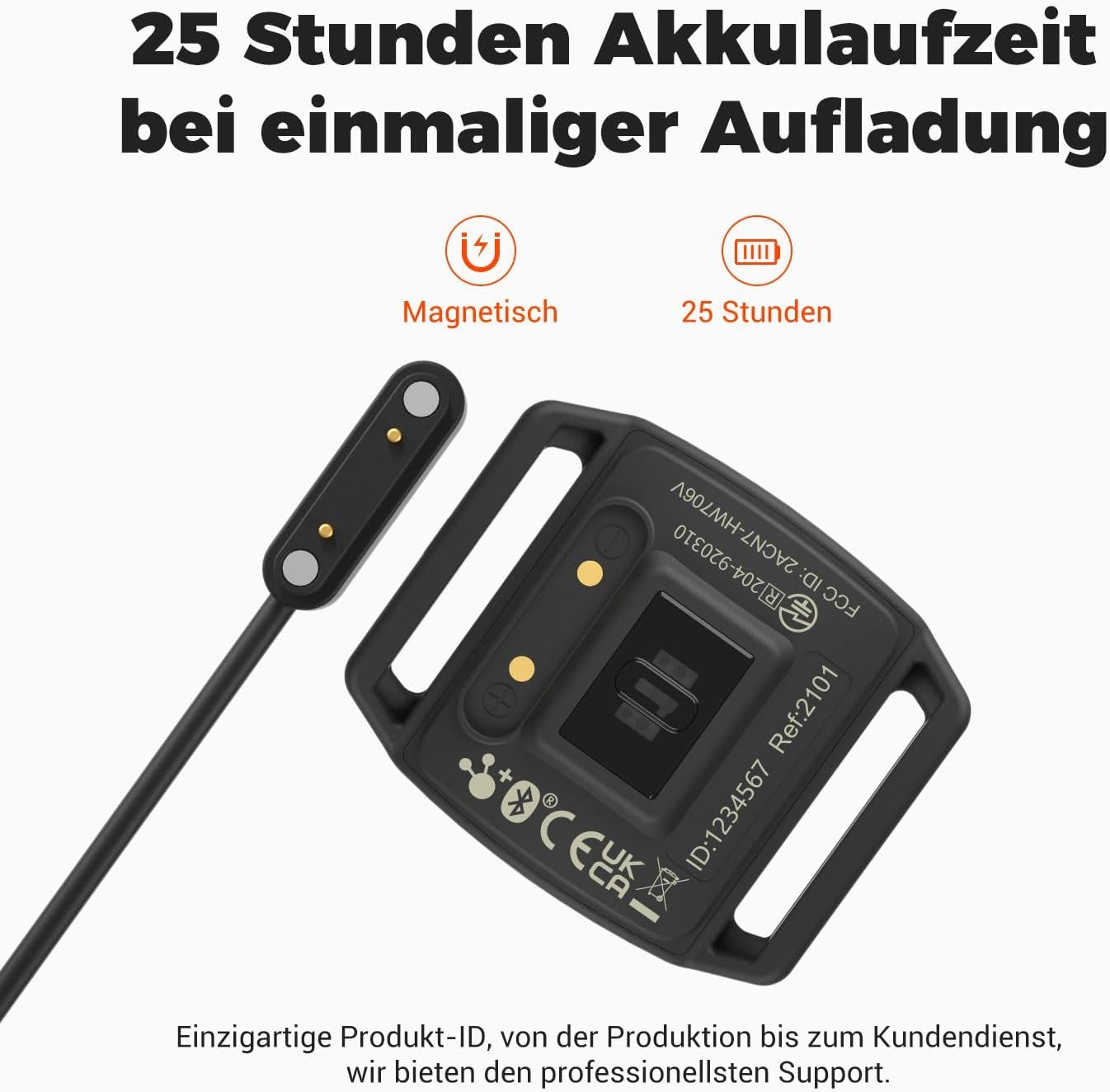 Detalle 2 de COOSPO Herzfrequenzmesser Bluetooth 4.0