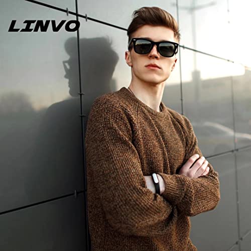 Detalle 2 de LINVO Polarised Sunglasses – UV400 HD Polarised 80's Retro Shades