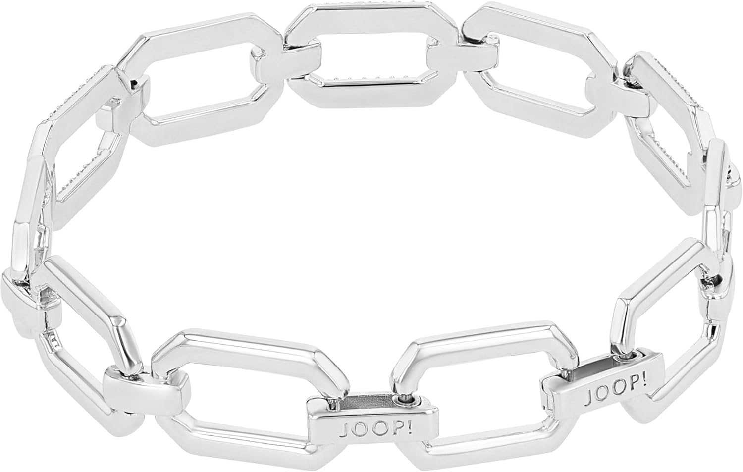 Thumbnail 2 de JOOP! Halskette aus 925 Sterling Silber – Damenkette mit Zirkonia, rhodiniert, 12 mm Breite
