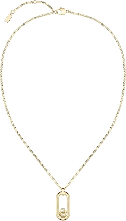 Detalle de BOSS 1580627 Collar DOUBLE B Swing en oro amarillo