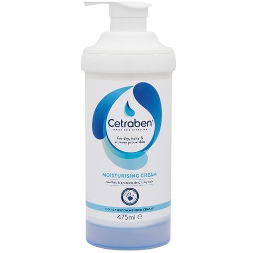 Imagen de Cetraben Moisturising Cream for Dry, Itchy, Sensitive & Eczema-Prone Skin (475ml) – Dermal Hydration and Protection en OfertitasTOP