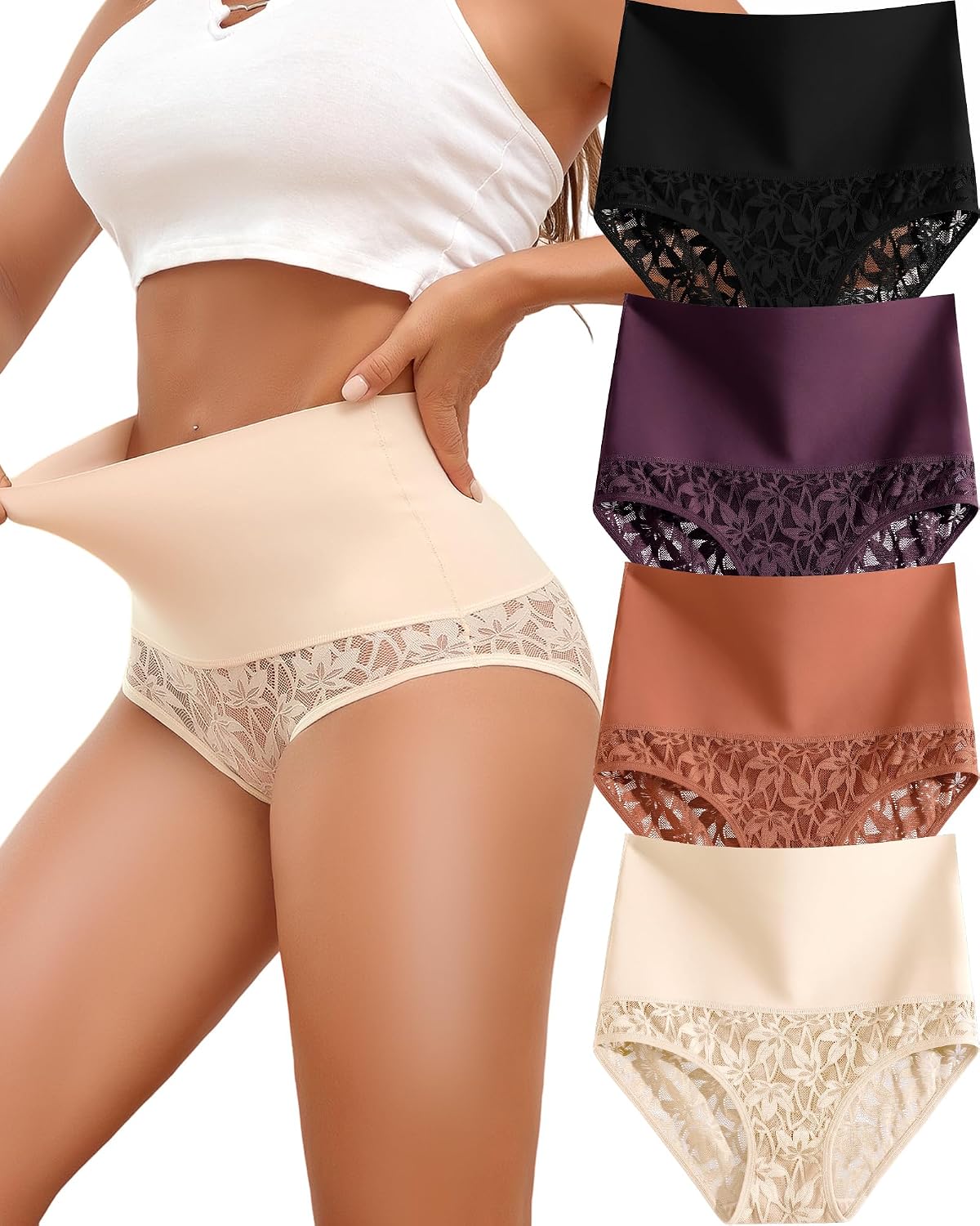 Detalle de QDWQDW Seamless Shapewear Underwear 78% Polyamide