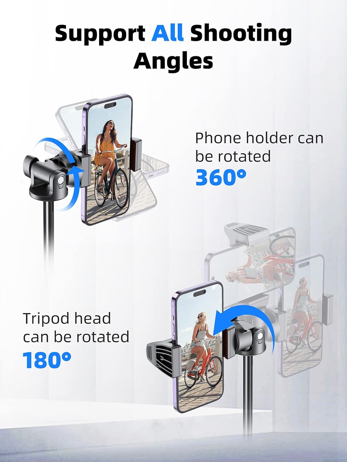 Detalle 2 de Kaiess Phone Tripod 62-inch