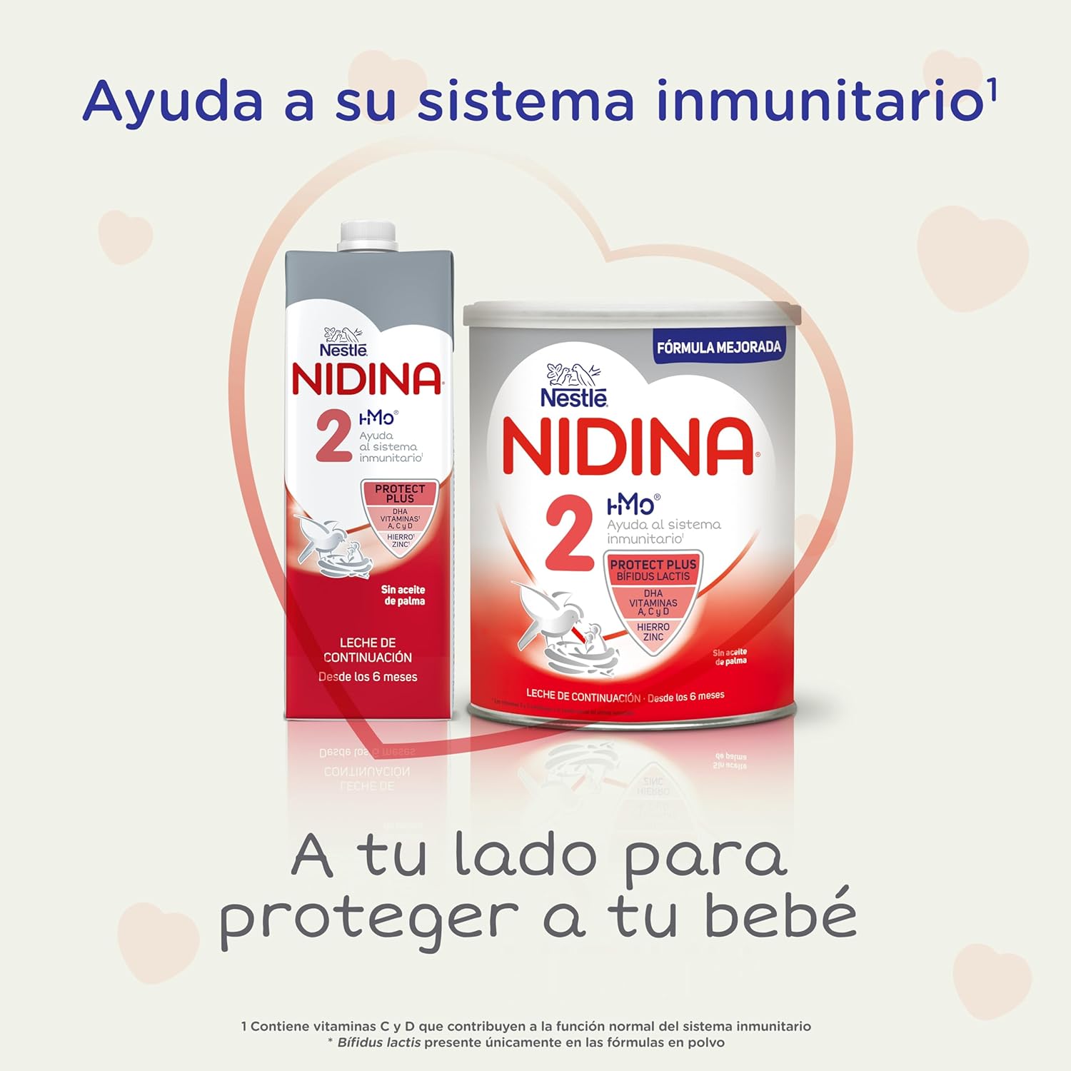 Thumbnail 7 de Nestlé NIDINA 2 Leche en Polvo para Bebés, 1200g