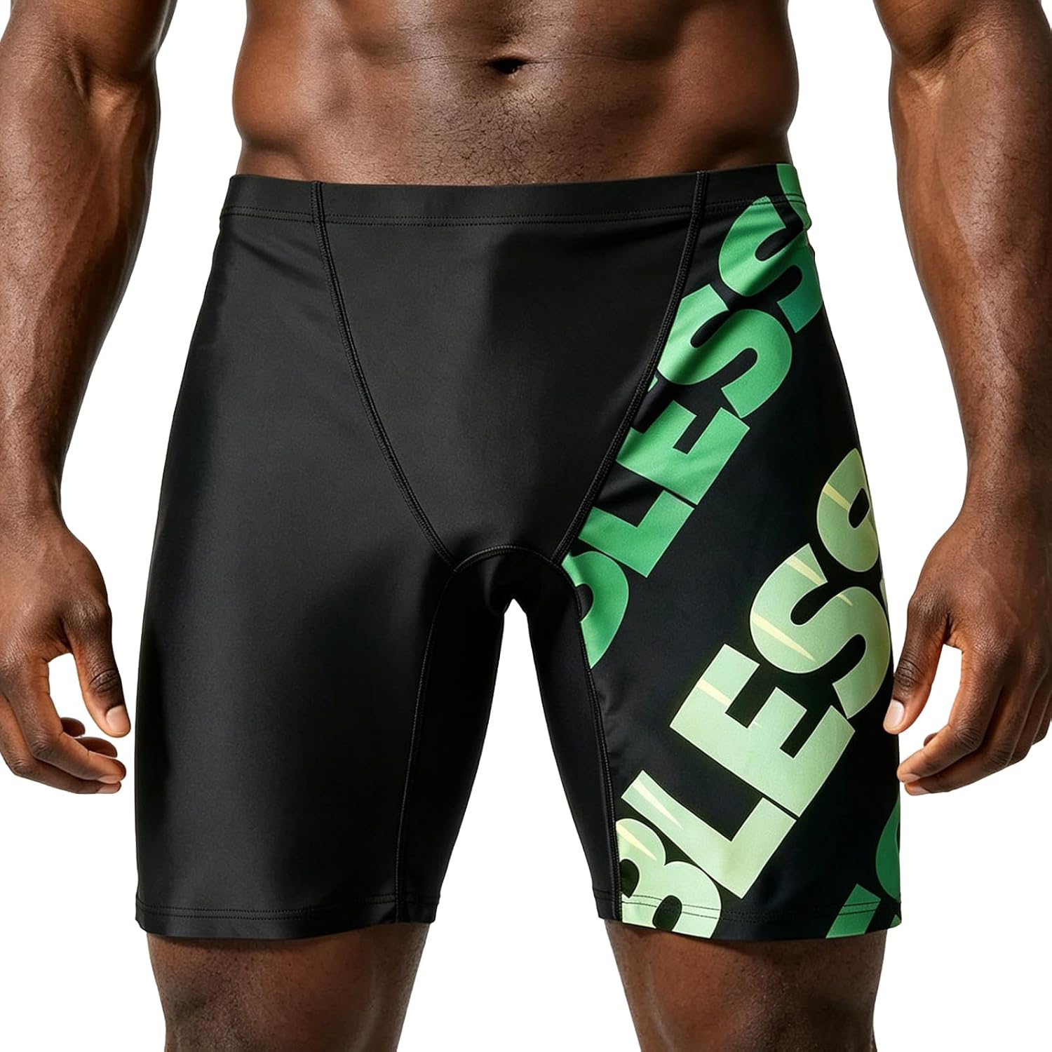 Detalle de BLESSONG Maillot de Bain Homme Boxer Respirant et Séchage Rapide – Conception à Cordon Caché
