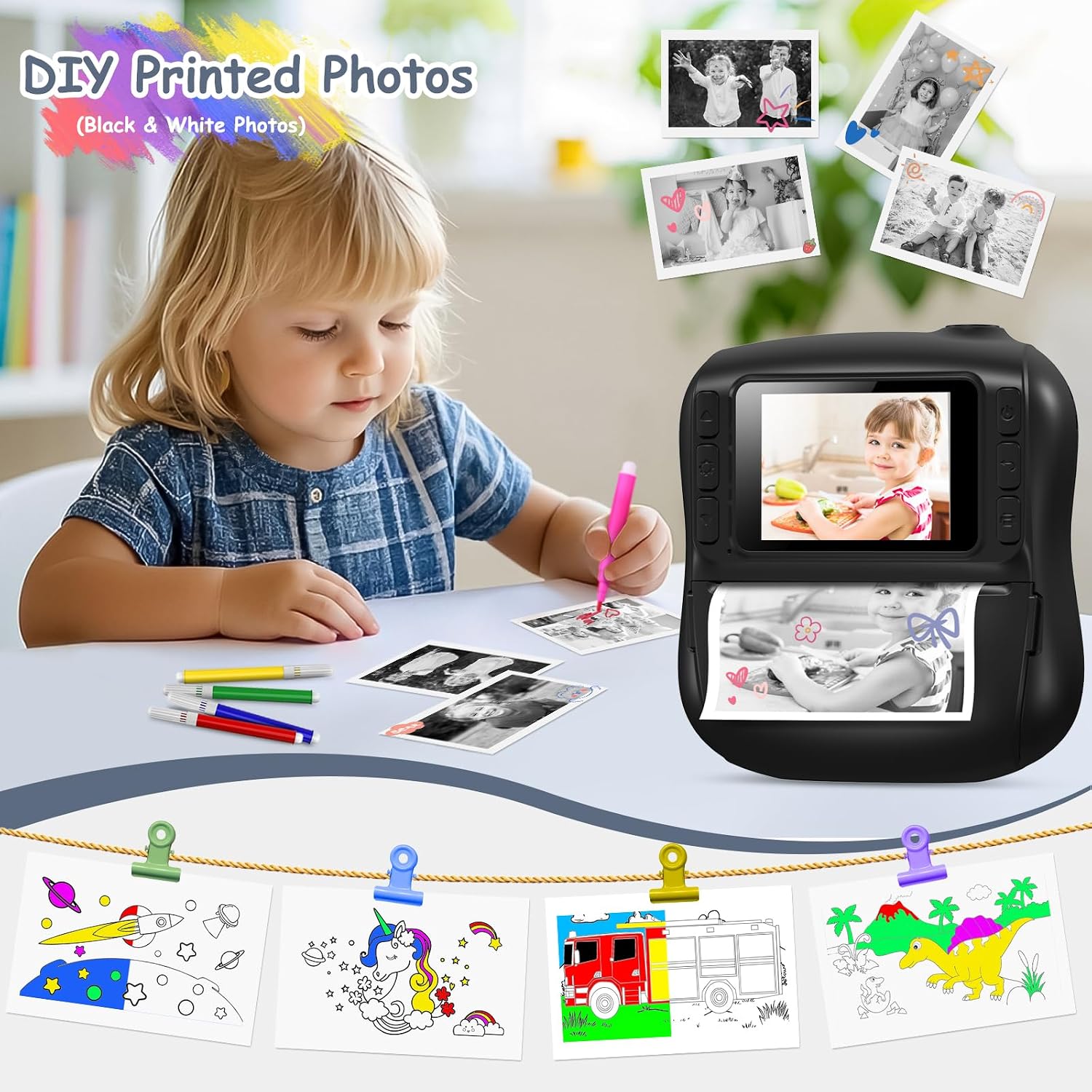 Detalle 2 de Hangrui Kids Camera 14MP with 32GB card