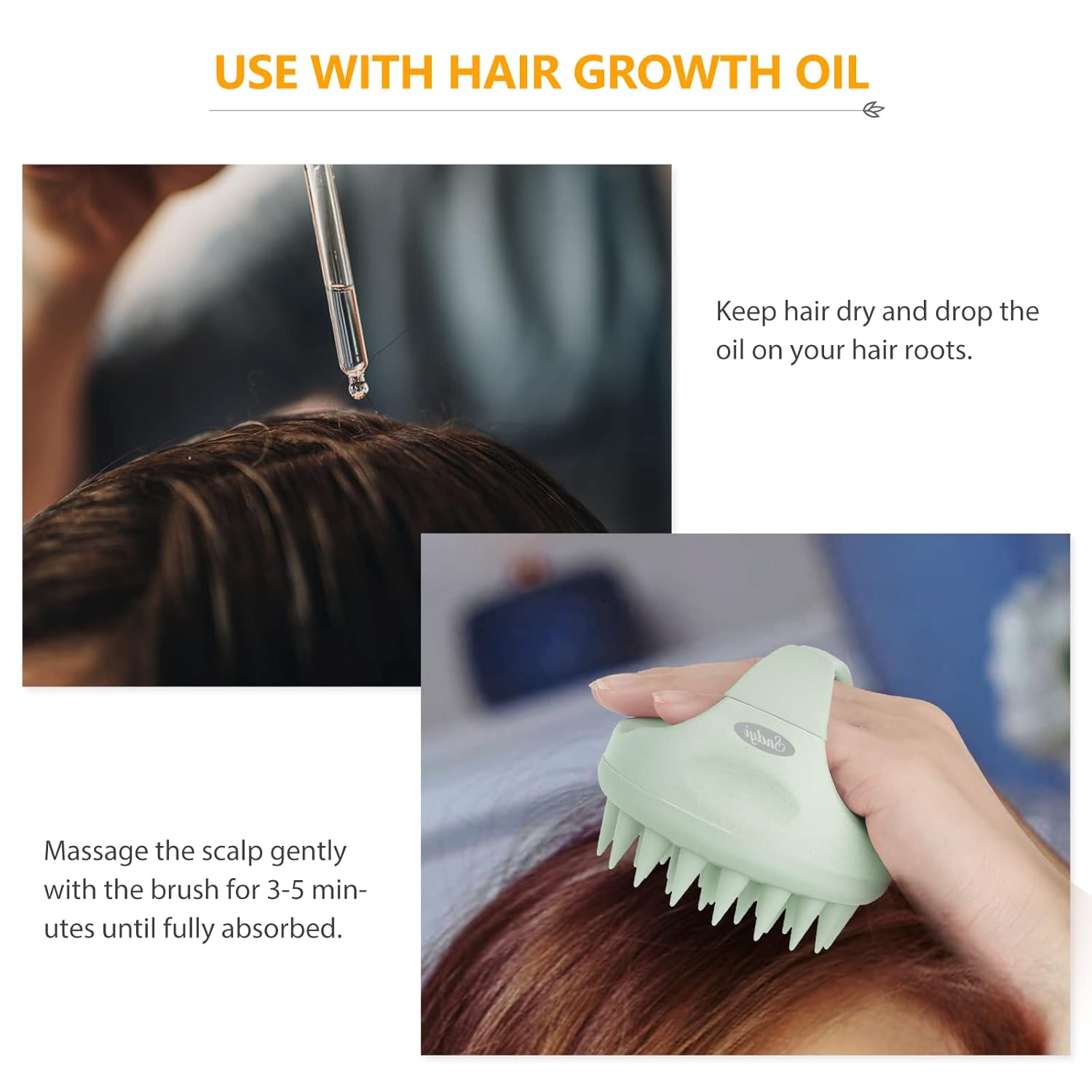 Thumbnail 6 de Sndyi Scalp Massager Shampoo Brush for Dandruff Removal