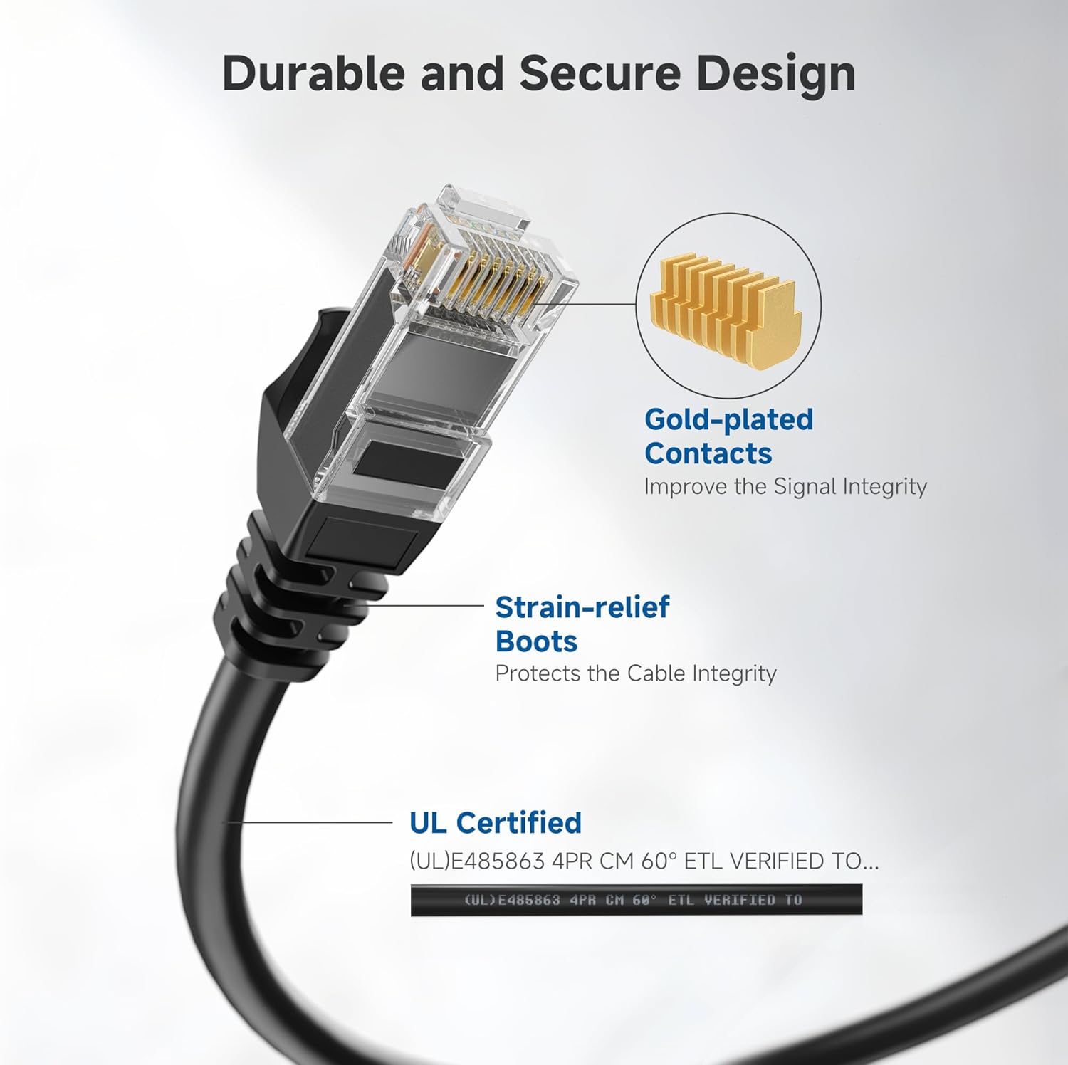 Thumbnail 3 de Cable Matters 25ft Cat 6 Ethernet Cable 📶