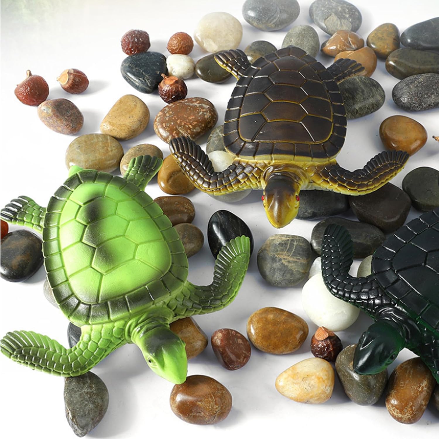 Thumbnail 4 de DANCOLOR Big Starfish fish tank Ornaments – 4pc Fairy Garden Aquarium Decor