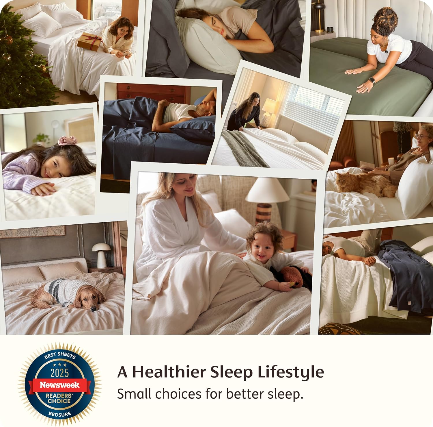 Thumbnail 6 de Bedsure Organic Cotton Sheets, Full Size