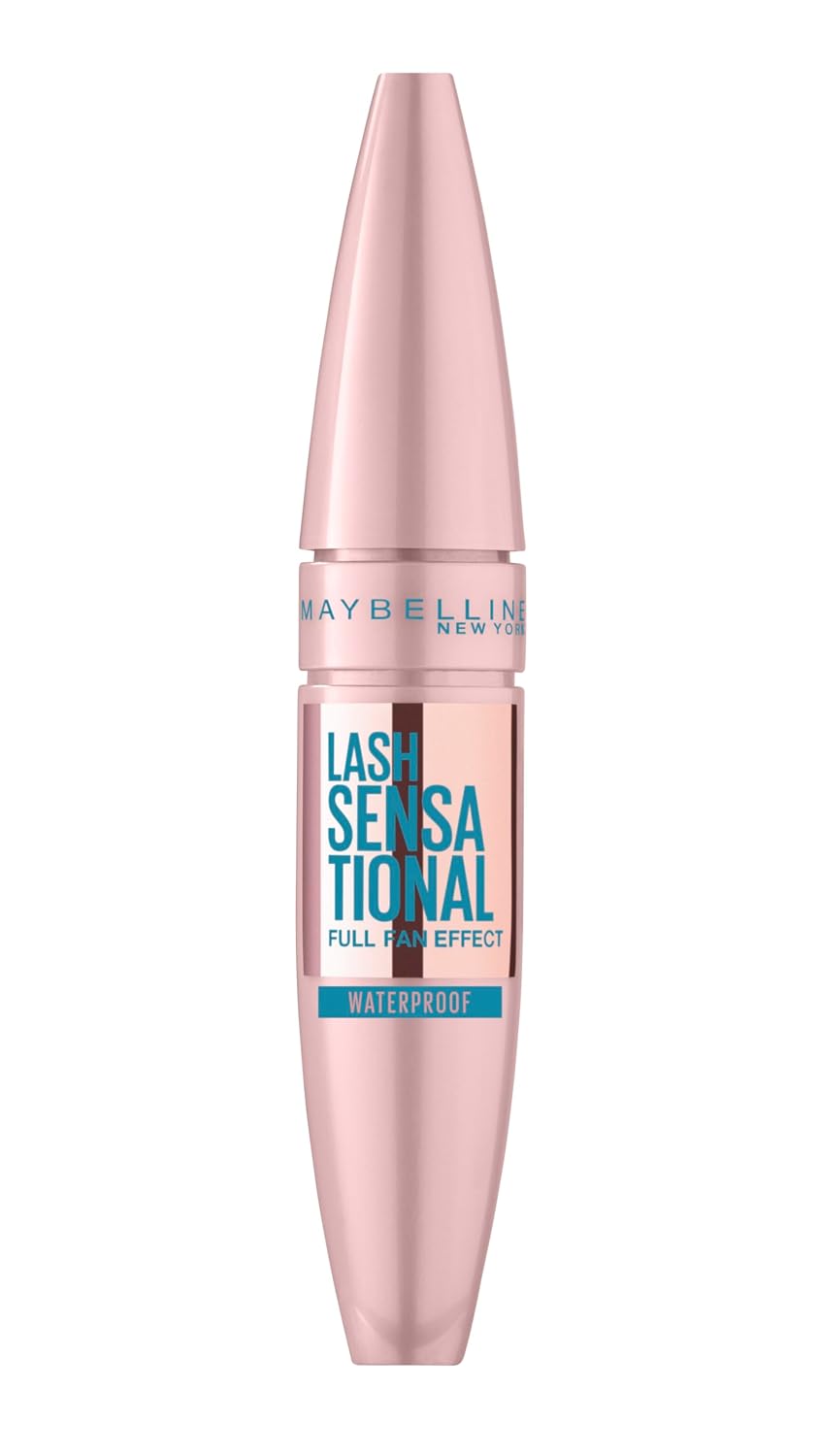 Detalle de Maybelline New York Lash Sensational Voller-Wimpern-Fächer Mascara – Waterproof, 9,4 ml, Very Black