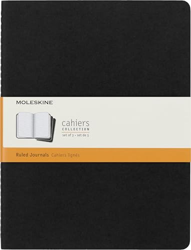 Detalle de Moleskine Cuaderno Diario 19 x 25 cm — Pack 3 📓