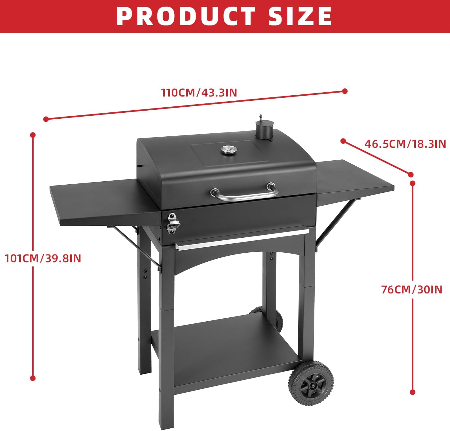 Thumbnail 3 de Portable BBQ Barbecue Grill Outdoor Compact Smoker