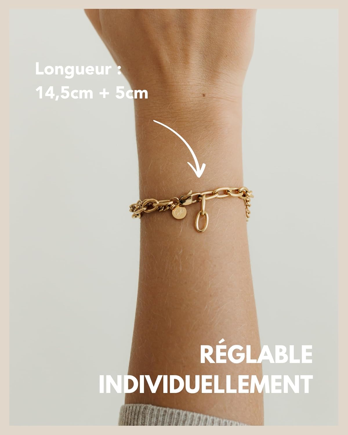 Thumbnail 4 de GD GOOD.designs Bracelet cœur 14,5–19,5 cm 💍