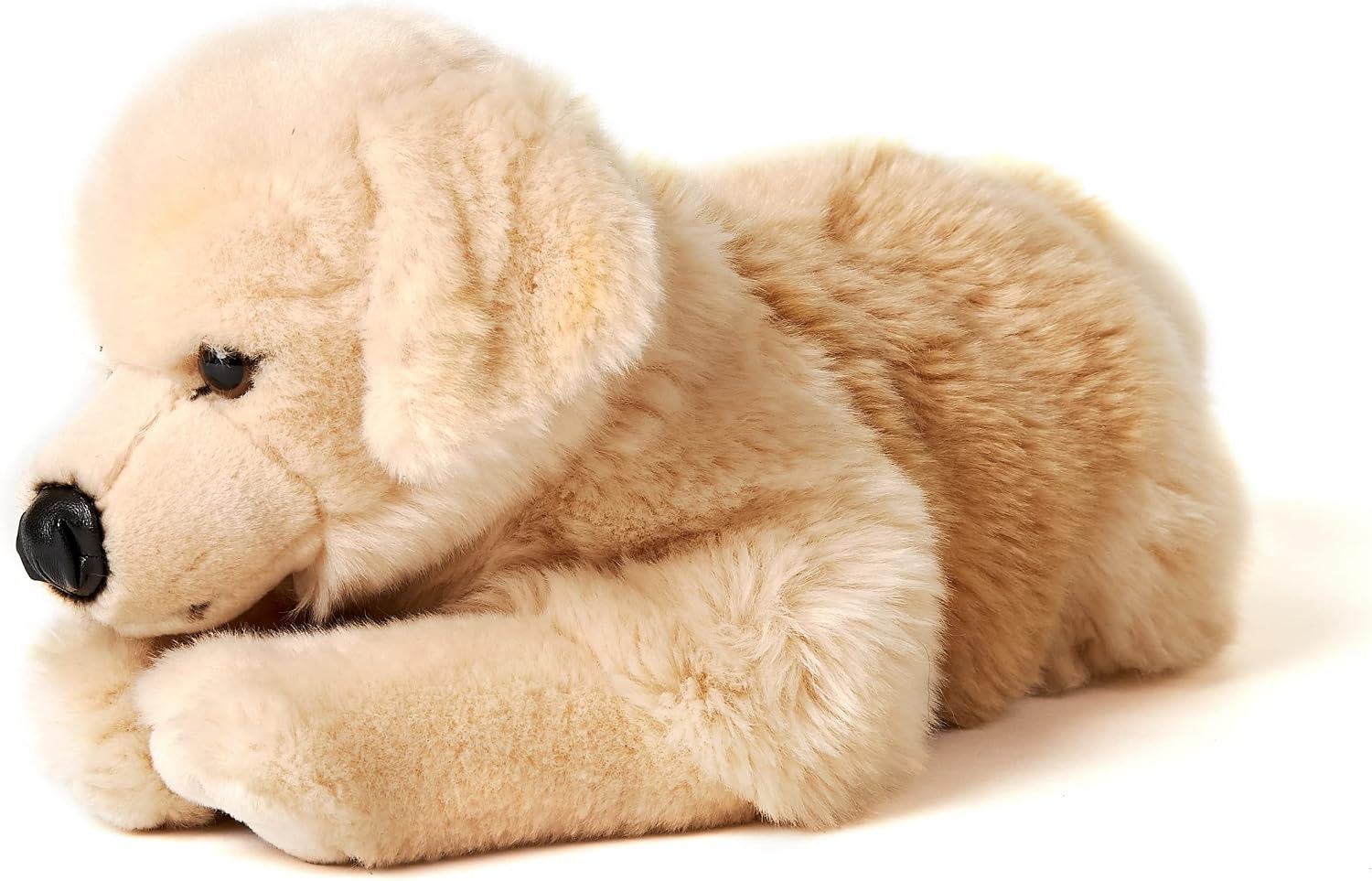 Detalle de Uni-Toys HT-30284 pluszowy Golden Retriever, leżący, 43 cm